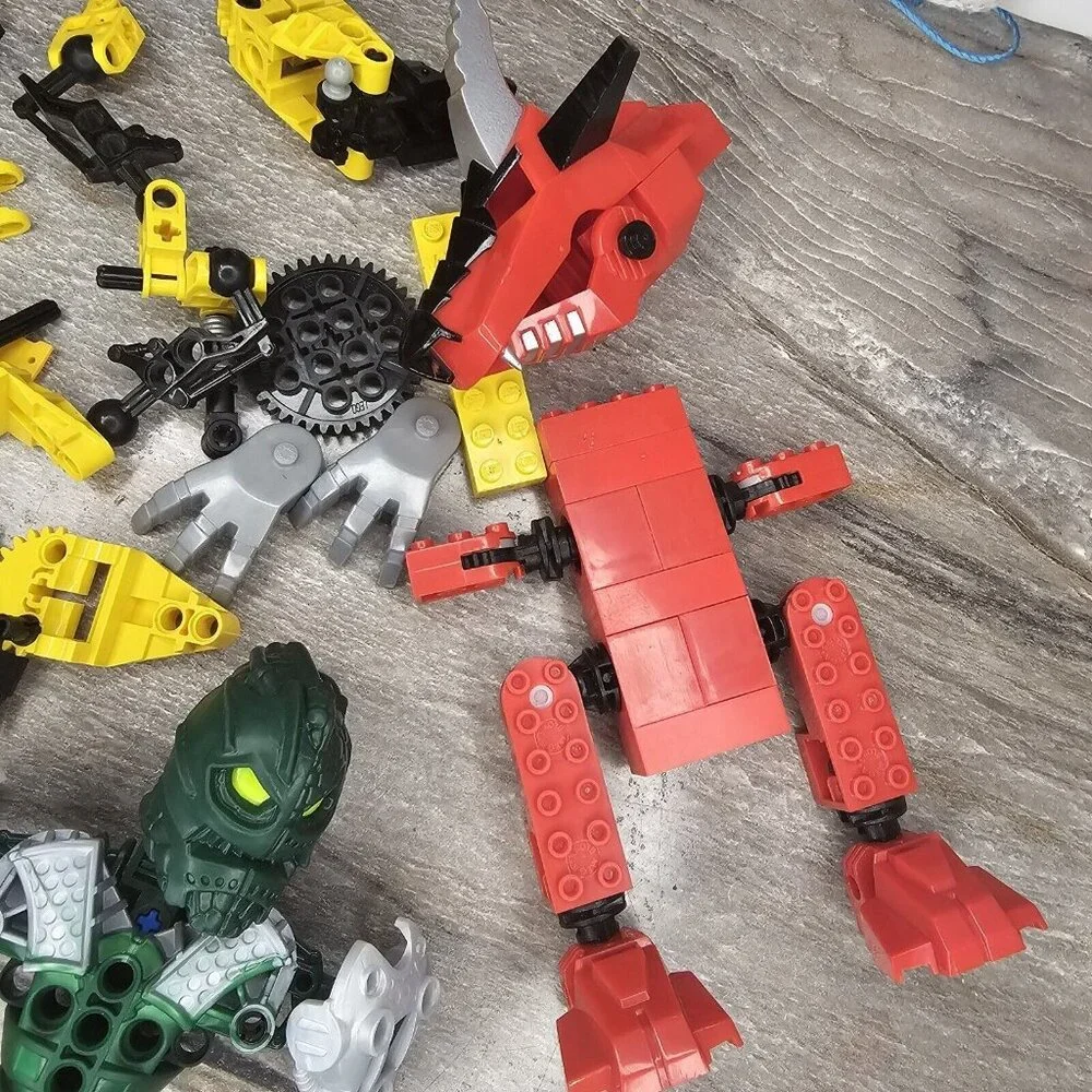 Lego Bulk Lot Bionicle Technic Knights Kingdom Incomplete Sets 1 Lb 4‎ Oz